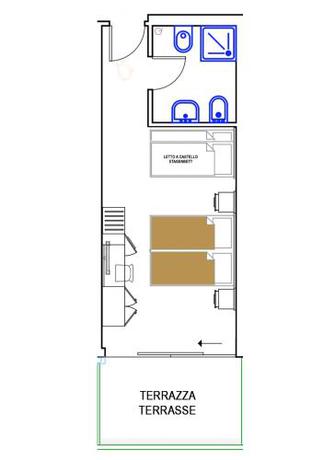 Imagen de la habitación del Hotel Montreal, Lido dei Pini. Foto 17