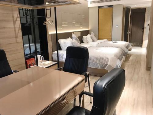 Imagen general del Hotel Morning, Wuhan Jinyin Lake Garden Expo Garden Yuya Yinhu City. Foto 6