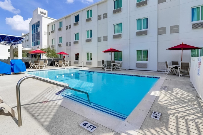 Imagen de la piscina del Hotel Motel 6 Houston, Tx. Foto 16