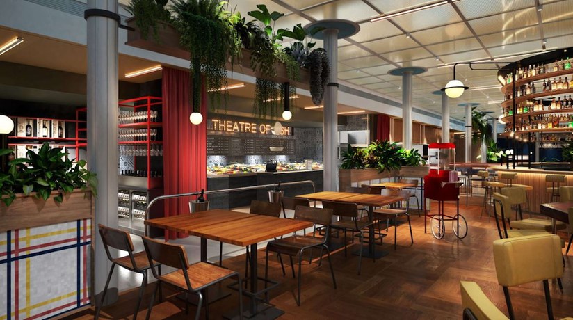 Imagen del bar/restaurante del Hotel Motto By Hilton Rotterdam Blaak. Foto 4