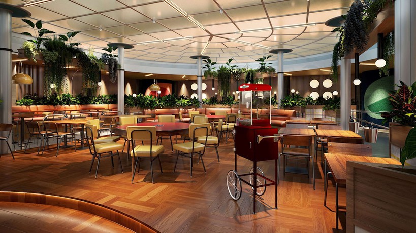 Imagen del bar/restaurante del Hotel Motto By Hilton Rotterdam Blaak. Foto 5