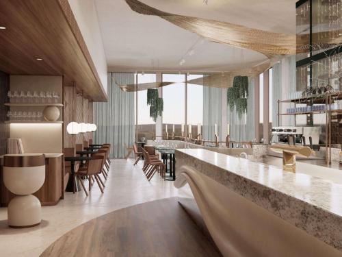 Imagen del bar/restaurante del Hotel M&ouml;venpick Brussels Airport. Foto 4