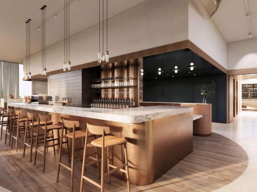 Imagen del bar/restaurante del Hotel M&ouml;venpick Brussels Airport. Foto 5