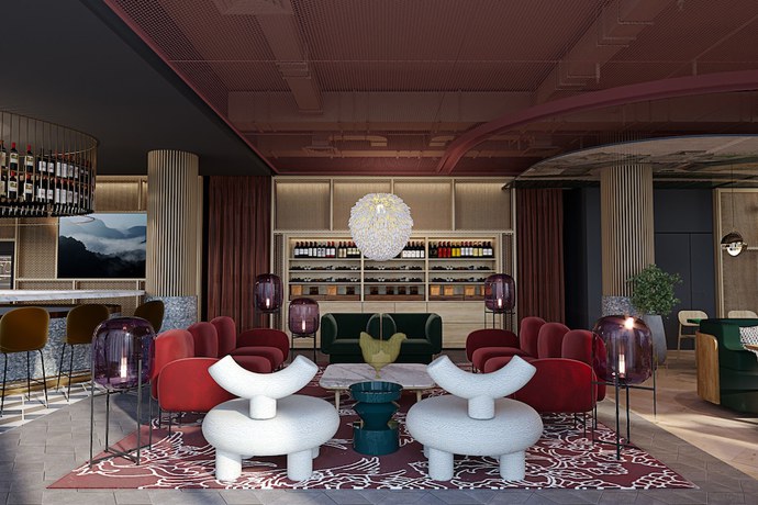 Imagen del bar/restaurante del Hotel Mövenpick Moscow Taganskaya. Foto 2