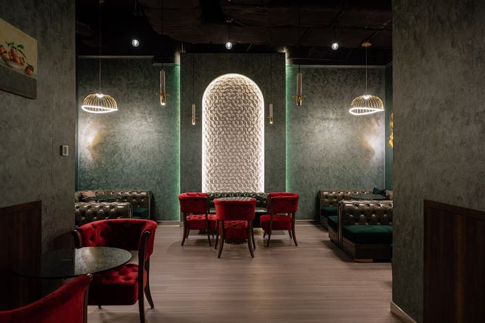 Imagen del bar/restaurante del Hotel Mövenpick Samarkand. Foto 2