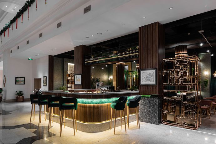 Imagen del bar/restaurante del Hotel Mövenpick Samarkand. Foto 4