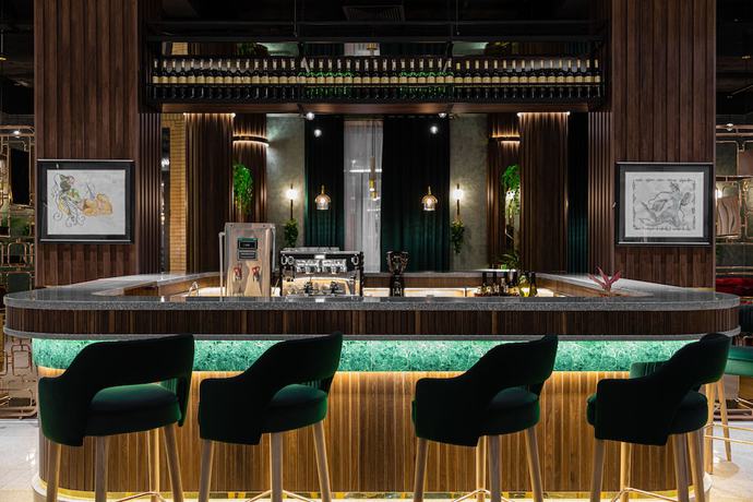 Imagen del bar/restaurante del Hotel Mövenpick Samarkand. Foto 5