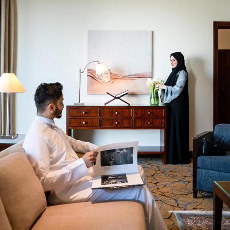 Imagen de la habitación del Hotel Mövenpick and Residence Hajar Tower Makkah. Foto 16