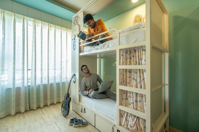 Imagen de la habitación del Hotel Moustache Rishikesh Luxuria - Hostel. Foto 20