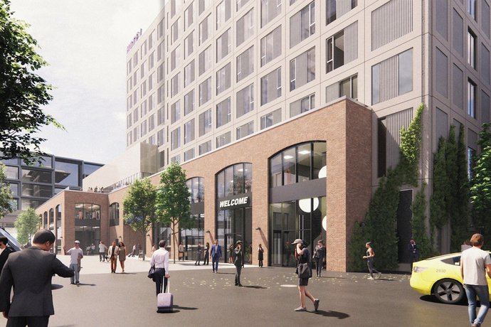 Imagen de los exteriores del Hotel Moxy Aarhus. Foto 8