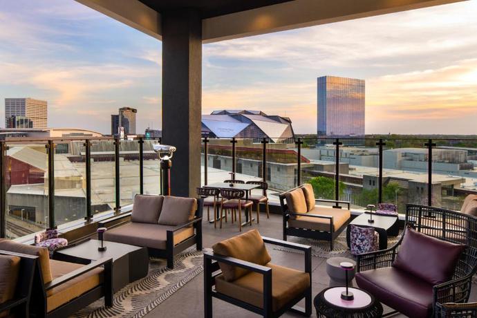 Imagen de los interiores del Hotel Moxy Atlanta Downtown. Foto 7