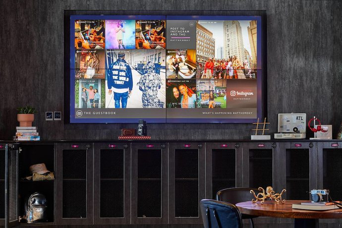 Imagen de los interiores del Hotel Moxy Atlanta Midtown. Foto 20