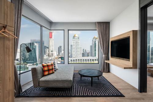 Imagen de la habitación del Hotel Moxy Bangkok Ratchaprasong. Foto 5