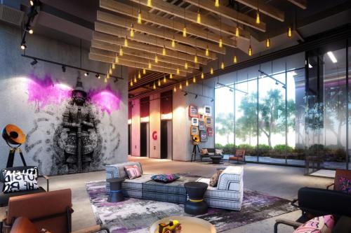 Imagen de los interiores del Hotel Moxy Bangkok Ratchaprasong. Foto 11