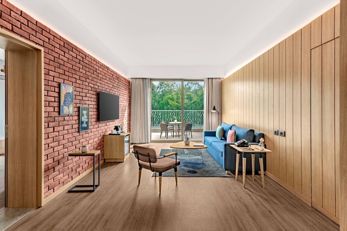 Imagen de la habitación del Hotel Moxy Bengaluru Airport Prestige Tech Cloud. Foto 8