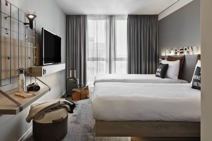 Imagen de la habitación del Hotel Moxy Bern Expo. Foto 15