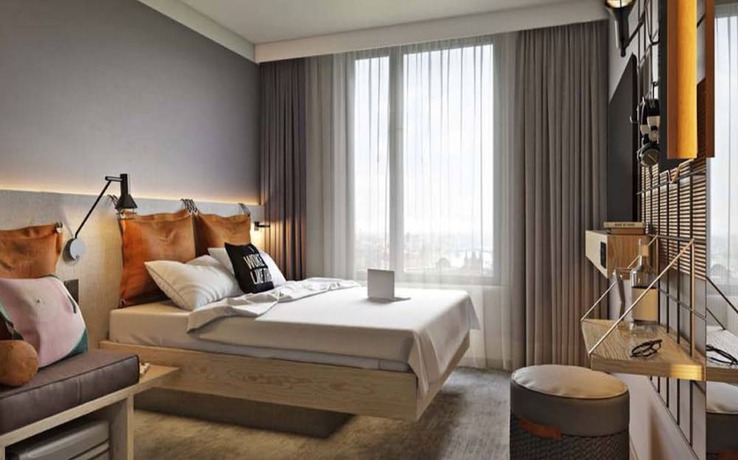 Imagen de la habitación del Hotel Moxy Bordeaux Hotel. Foto 13