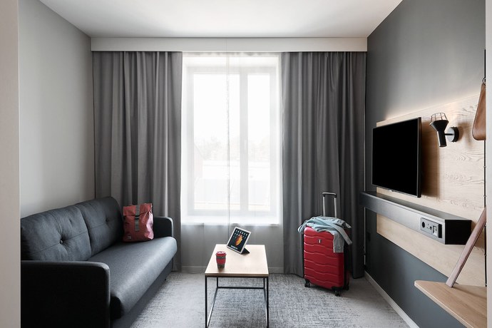 Imagen de la habitación del Hotel Moxy Bristol. Foto 3