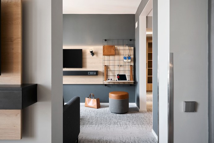 Imagen de la habitación del Hotel Moxy Bristol. Foto 11