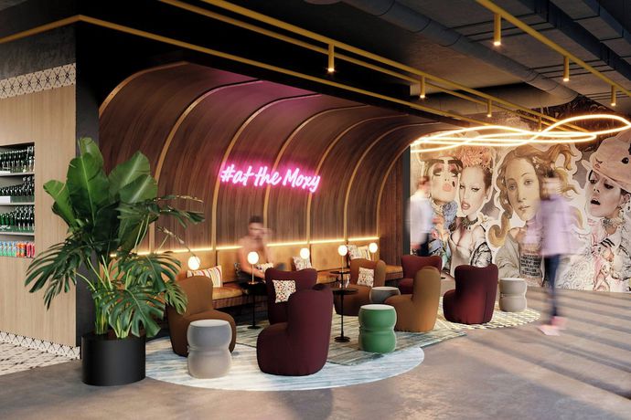 Imagen de los interiores del Hotel Moxy Budapest Downtown. Foto 14