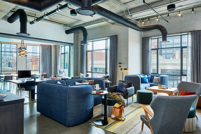 Imagen de los interiores del Hotel Moxy Columbus Short North. Foto 15