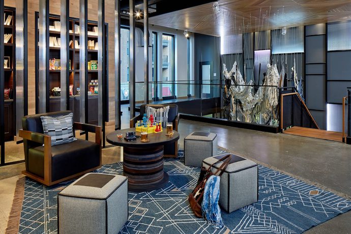 Imagen de los interiores del Hotel Moxy Columbus Short North. Foto 16