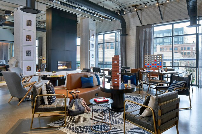 Imagen de los interiores del Hotel Moxy Columbus Short North. Foto 20