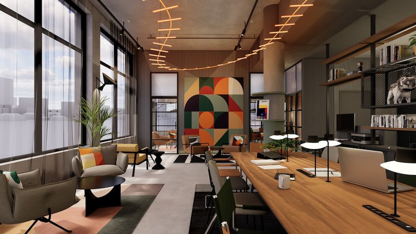 Imagen de los interiores del Hotel Moxy Dortmund City. Foto 6