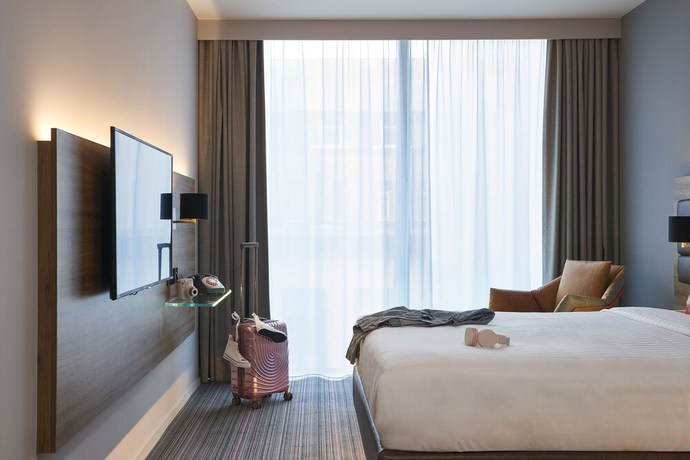 Imagen de la habitación del Hotel Moxy Dublin City. Foto 18