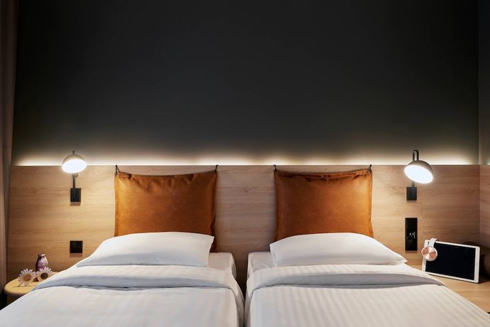 Imagen de la habitación del Hotel Moxy Edinburgh. Foto 10