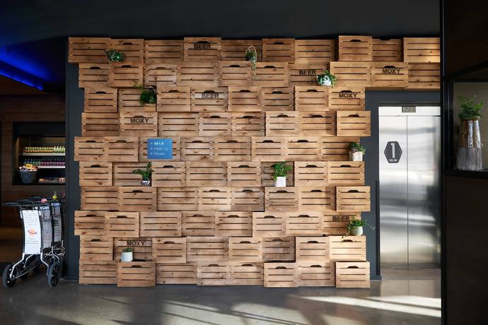 Imagen de los interiores del Hotel Moxy Edinburgh Fountainbridge. Foto 18