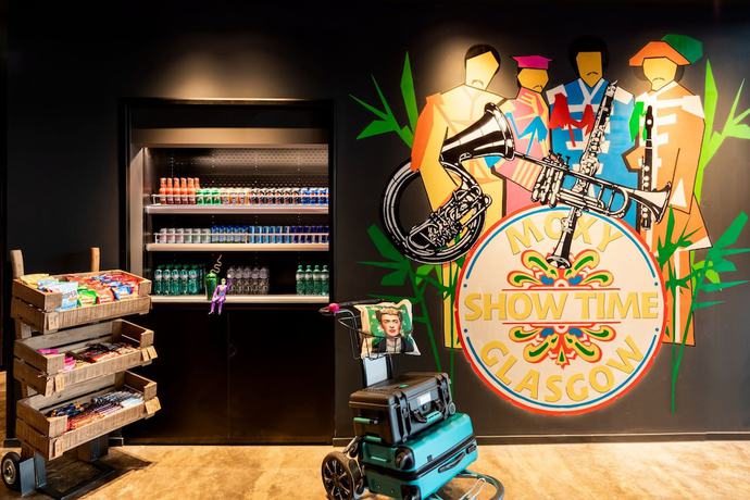 Imagen de los interiores del Hotel Moxy Glasgow SEC. Foto 17