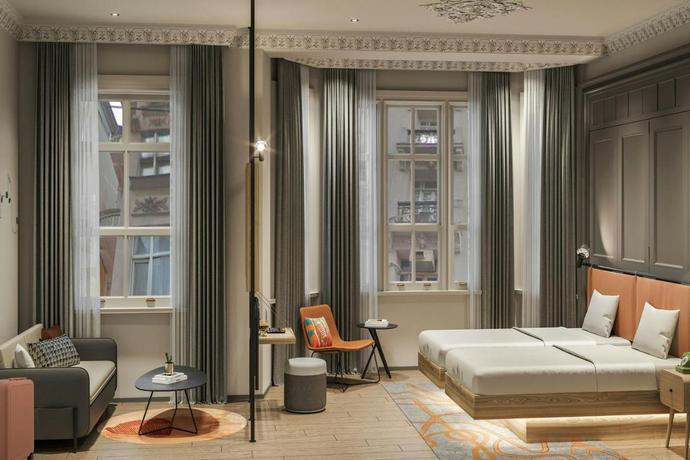 Imagen de la habitación del Hotel Moxy Istanbul Beyoglu. Foto 2