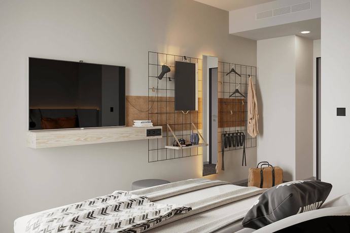 Imagen de la habitación del Hotel Moxy Kaunas Center. Foto 9