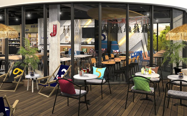 Imagen de los interiores del Hotel Moxy La Ciotat. Foto 8