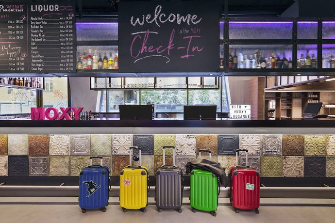 Imagen de los interiores del Hotel Moxy Lausanne City. Foto 18