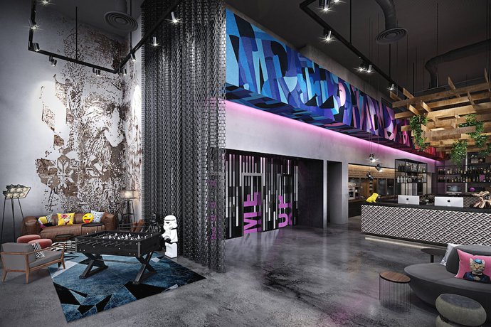 Imagen de los interiores del Hotel Moxy Lisboa Oriente. Foto 15