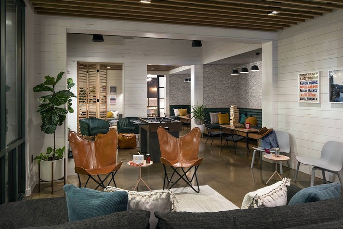 Imagen del bar/restaurante del Hotel Moxy Memphis Downtown. Foto 2