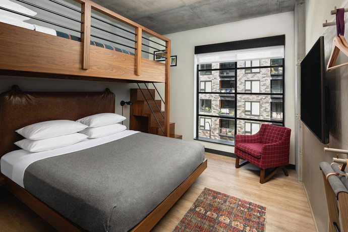 Imagen de la habitación del Hotel Moxy Minneapolis Downtown. Foto 4