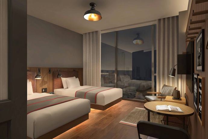 Imagen de la habitación del Hotel Moxy Nanjing Jiangning. Foto 4