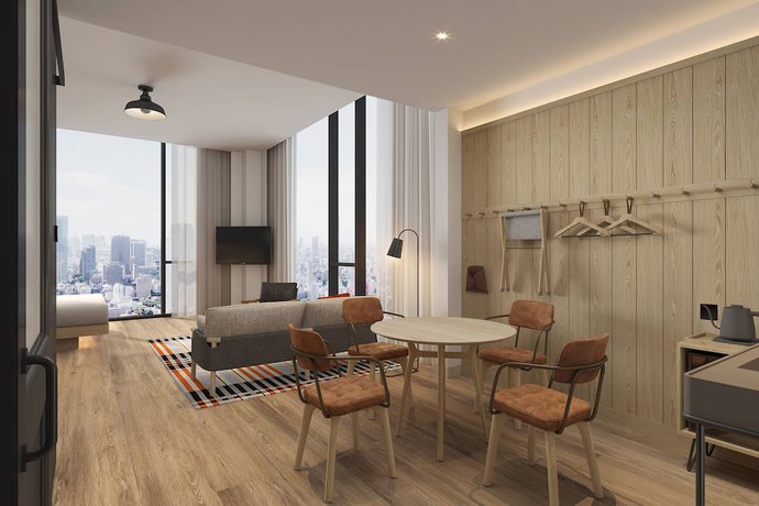 Imagen de la habitación del Hotel Moxy Nanjing Jiangning. Foto 10