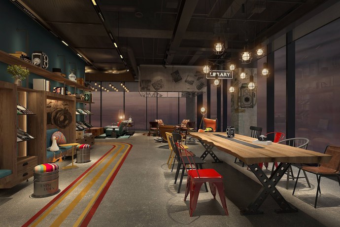 Imagen del bar/restaurante del Hotel Moxy Nanjing Jiangning. Foto 3