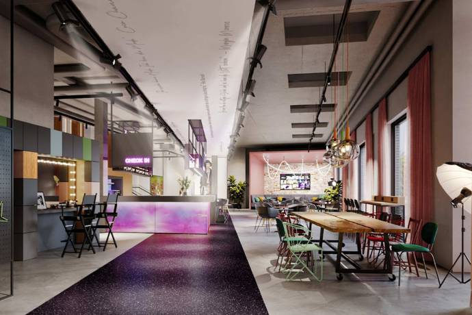 Imagen de los interiores del Hotel Moxy Outletcity Metzingen. Foto 7