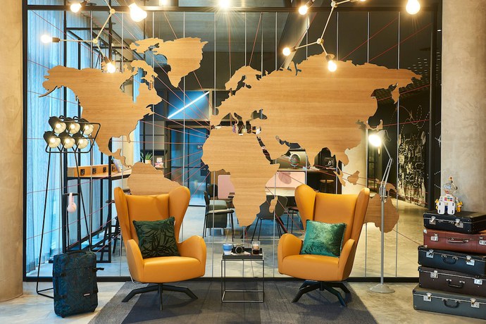 Imagen de los interiores del Hotel Moxy Paris Charles de Gaulle Airport. Foto 6