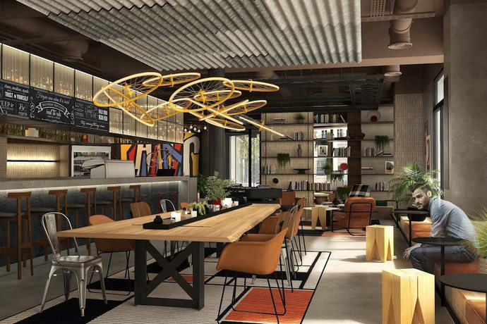 Imagen de los interiores del Hotel Moxy Paris Clamart. Foto 10