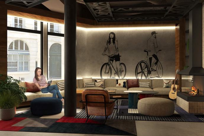 Imagen de la piscina del Hotel Moxy Paris Clamart. Foto 13