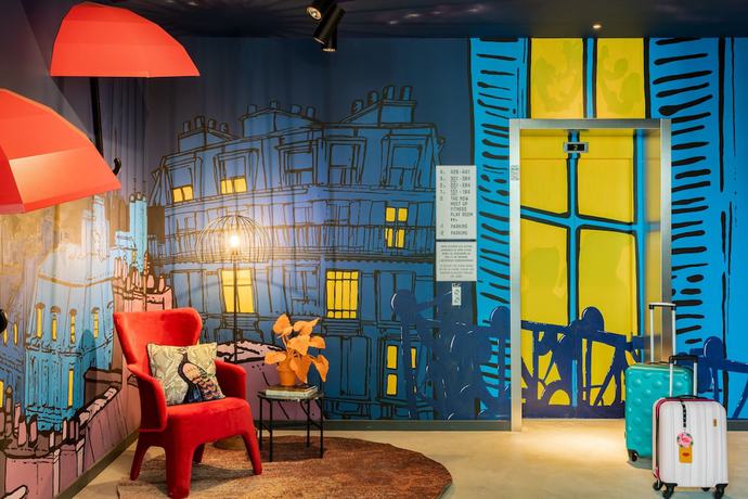 Imagen de los interiores del Hotel Moxy Paris Val D’europe. Foto 16