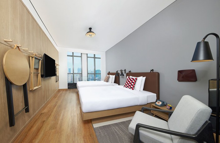 Imagen de la habitación del Hotel Moxy Shanghai Xuhui. Foto 10