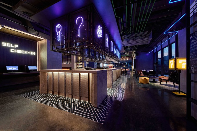 Imagen del bar/restaurante del Hotel Moxy Shenzhen North Station. Foto 7
