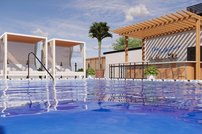 Imagen de la piscina del Hotel Moxy St. Petersburg Downtown. Foto 11